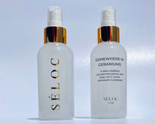 Load image into Gallery viewer, SOMEWHERE IN GERANIUMS Floral Essence Age Defying Facial Mist 4 OZ.