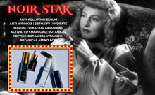 Load image into Gallery viewer, NOIR STAR Anti Wrinkle Anti Pollution Charcoal Peptide Cooling Soothing Detoxifying Serum 1OZ.
